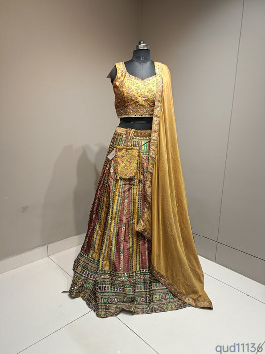 Chic Gold Silk Crop Top with Crystal Embellishments for Celebrations