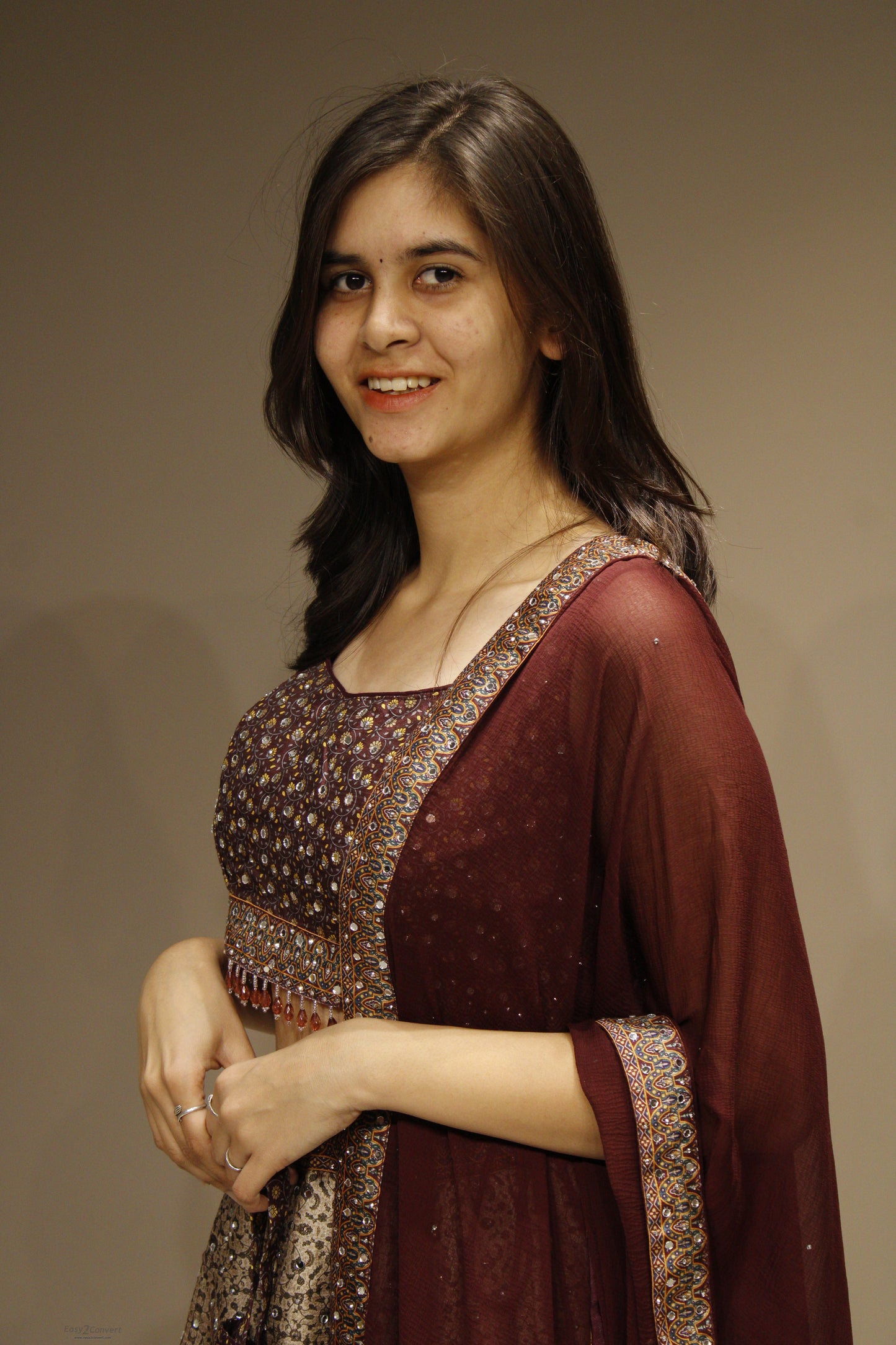 Opulent Silk Crop Top with Radiant Crystal Embellishments