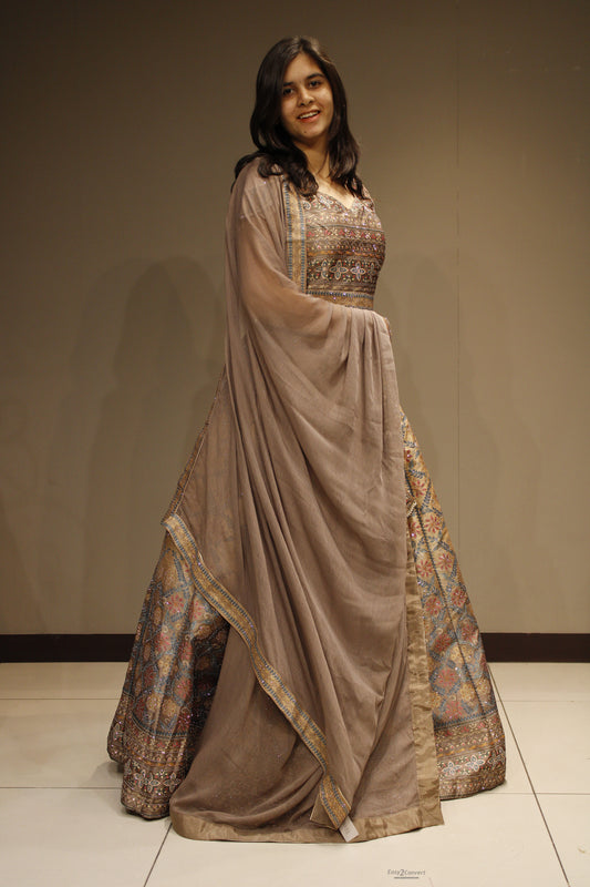 Lustrous Silk Crop Top with Exquisite Crystal Embellishments