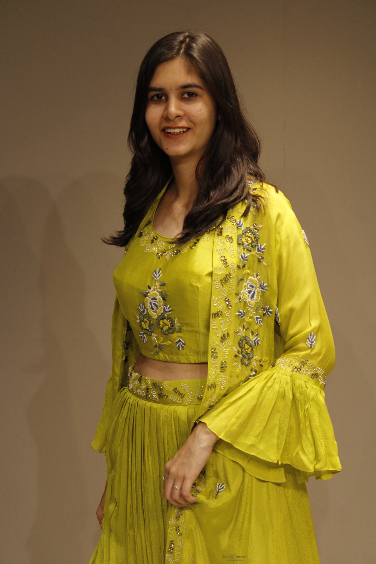 Chinon Indo-Western with Exquisite Cutdana Embellishment