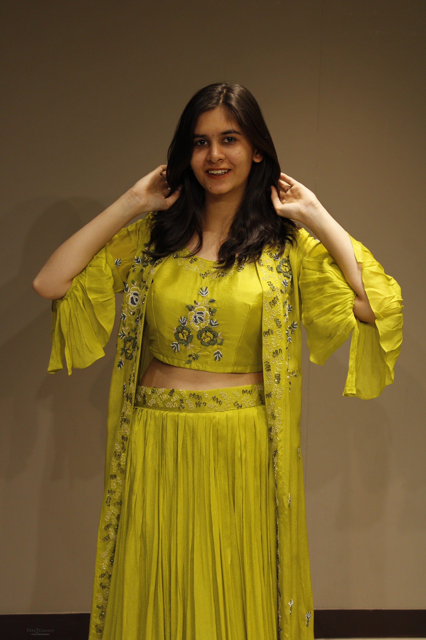 Chinon Indo-Western with Exquisite Cutdana Embellishment