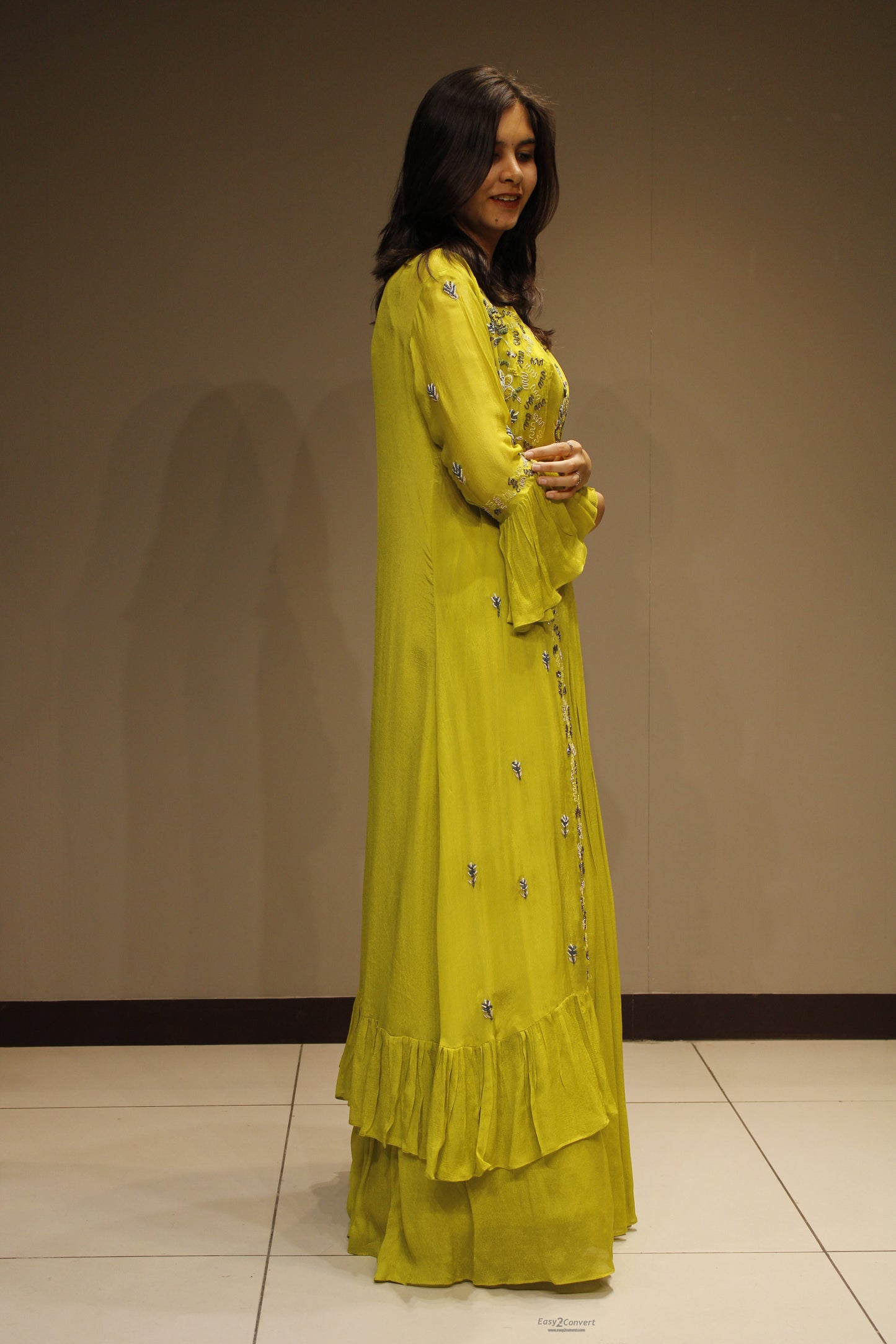 Chinon Indo-Western with Exquisite Cutdana Embellishment