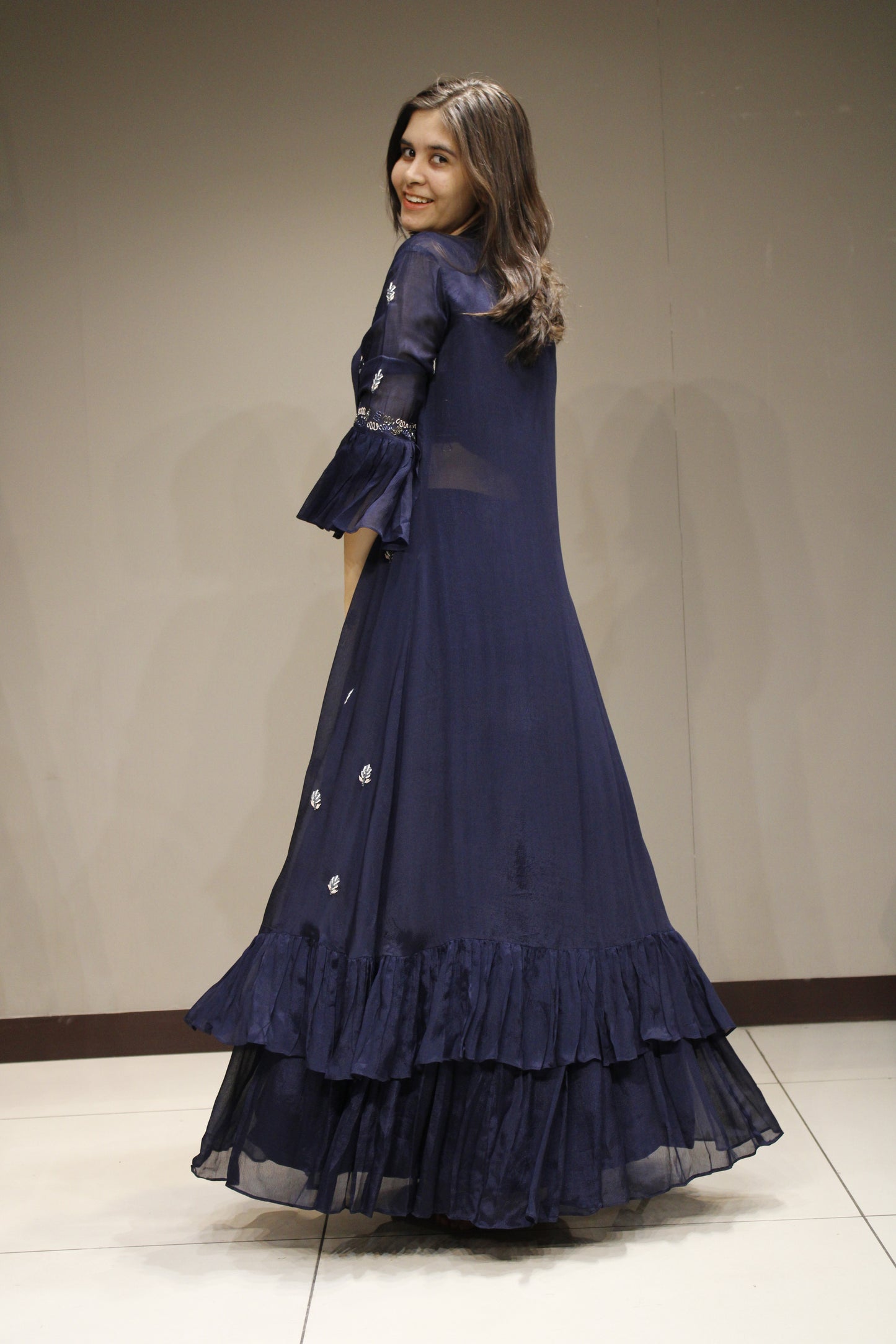 Chinon Indo-Western with Exquisite Cutdana Embellishment